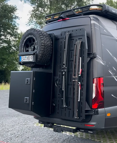 XBULL 1UP Fahrradträger auf Van