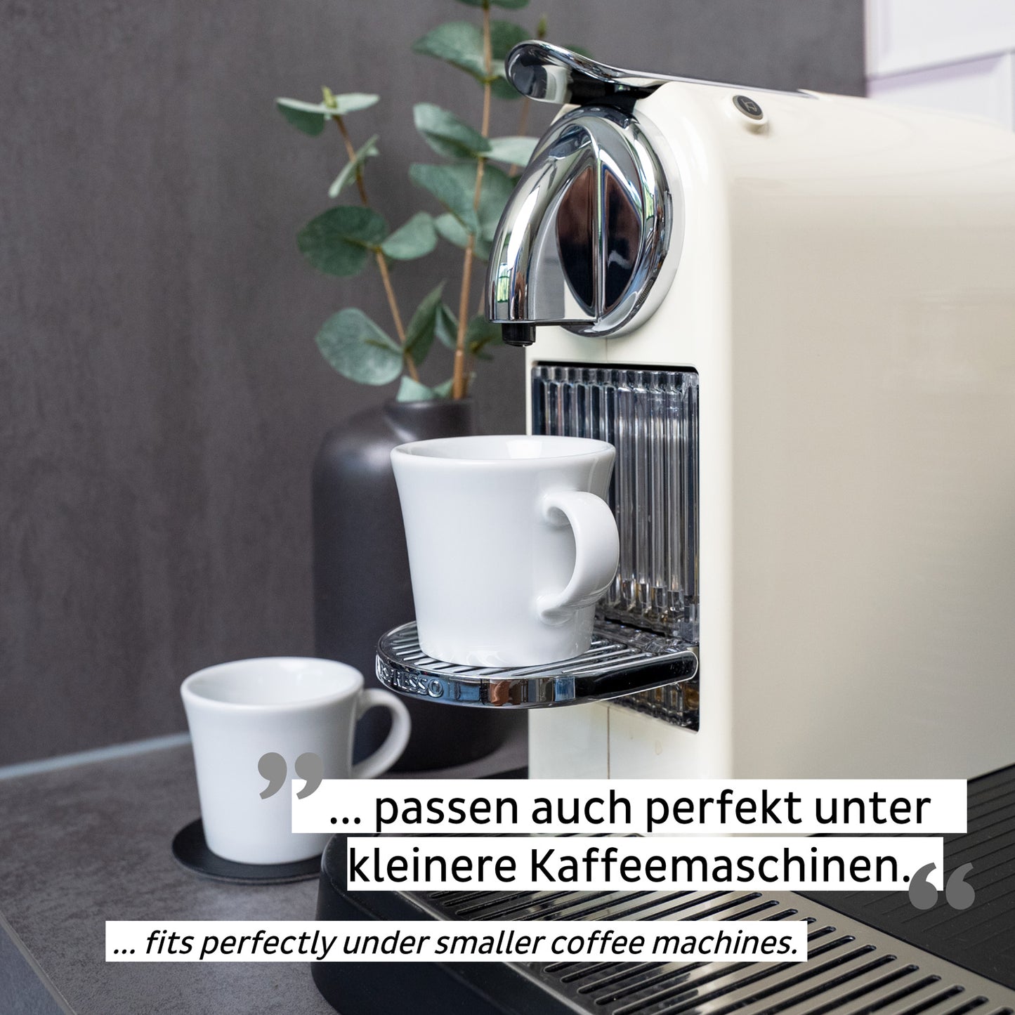 Silwy - Porzellan Magnet-Espressotassen
