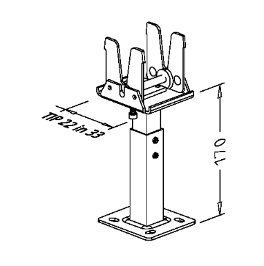 Halterung Heizkörper T1 Set - Artenus Tech