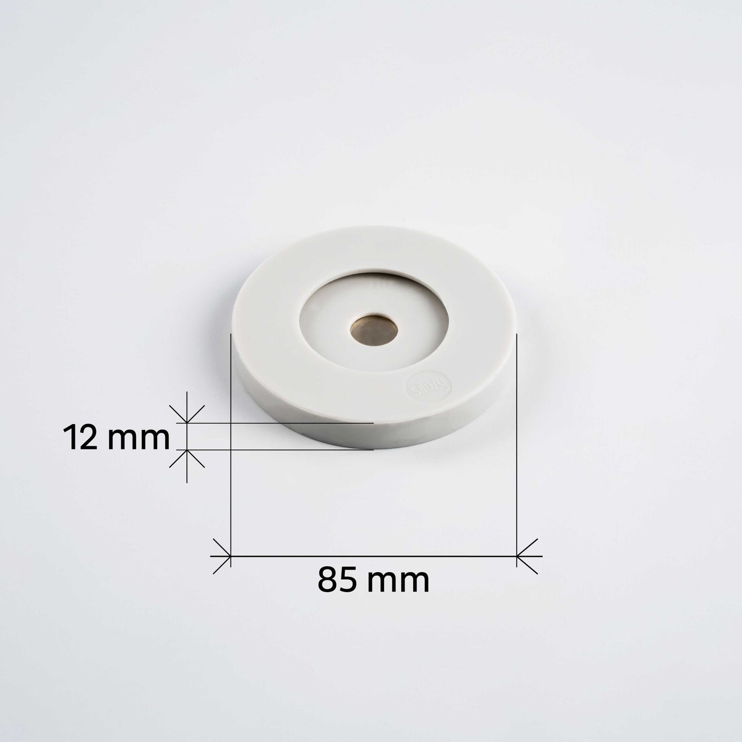 Silwy - Magnet-Kondom für Stielgläser GREY inkl. Pad