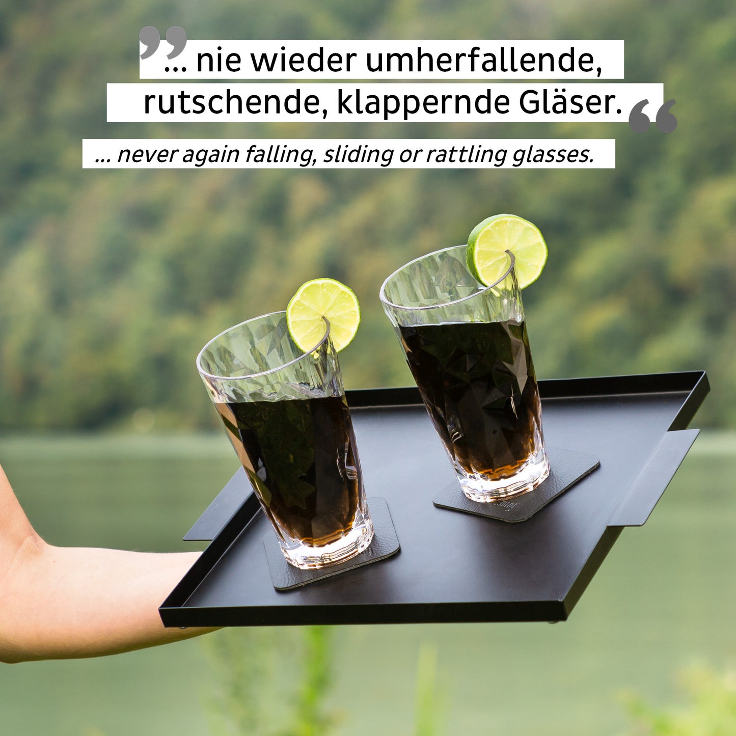 Silwy - Magnet-Kunststoffbecher Longdrink 2er-Set * Classic*