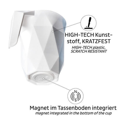 Silwy To-Go Magnet Henkeltasse, Kunststoff