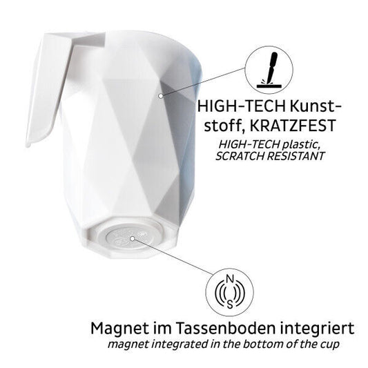 Silwy To-Go Magnet Henkeltasse, Kunststoff
